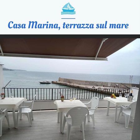Casa Marina, La Terrazza Sul Mare Acomodação com café da manhã Cefalù Exterior foto